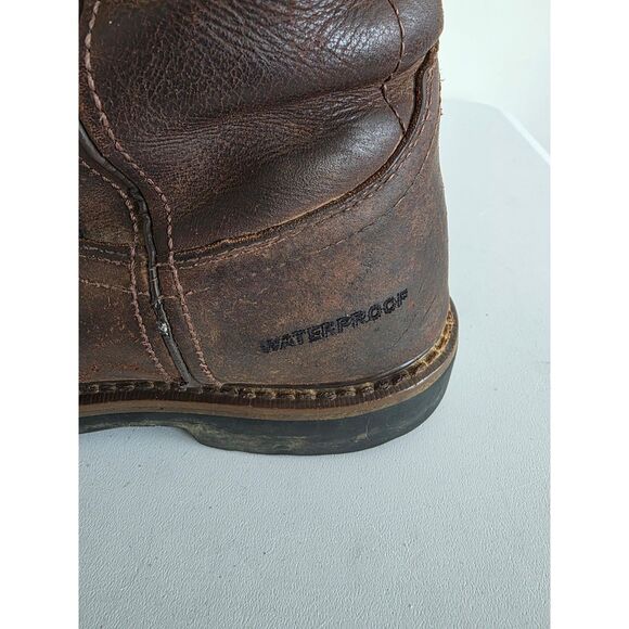 Justin Leather Work Boots WK4960 Brown - Men Size 13 main image 10
